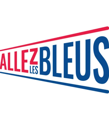 Allez les Bleus - Peluche poussin Cocorico blanc avec écharpe supporter - 20 cm