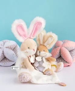 Balle d'activités Lapin de sucre - Blanc - 15 cm