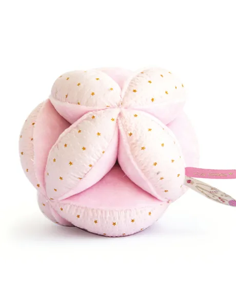 Balle d'activités rose Attrape-rêves - 15 cm