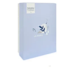 Boite a musique bebe - Elephant bleu - 20 cm