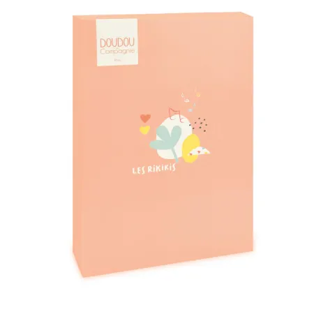 Boite a musique bebe - Mouton orange clair - 20 cm