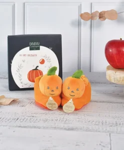 Chaussons bébé citrouilles - 0-6 mois
