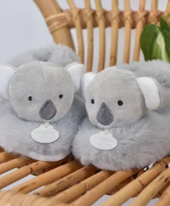 Chaussons bébé en peluche Koala - Unicef - 0-6 mois