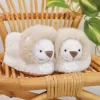 Chaussons bébé en peluche Lion - Unicef - 0-6  mois