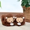 Chaussons bebe en peluche hérisson - Unicef - 0-6 mois