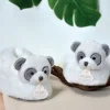 Chaussons bebe en peluche Panda - Unicef - 0-6 mois
