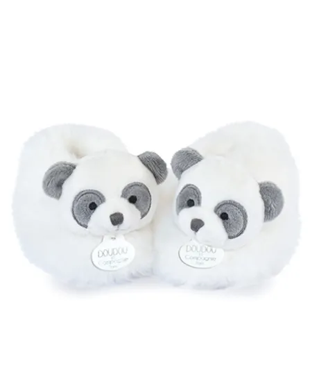 Chaussons bebe en peluche Panda - Unicef - 0-6 mois