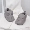 Coffret chaussons Bébé gris - 0/6  mois
