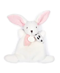 Coffret Mini Doudou Lapin rose - Happy Blush - 17 cm