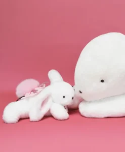 Coffret Pantin Lapin rose - Happy Blush - 25 cm