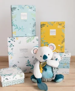 Coffret peluche d'activités Yoca le koala et son bébé - 25 cm
