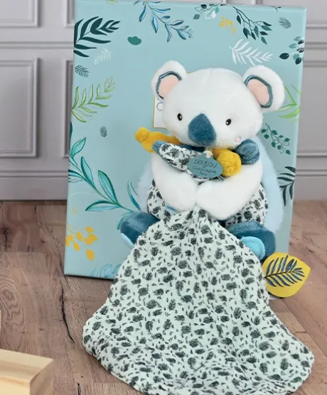 Coffret peluche Koala Yoca avec Doudou - 15 cm