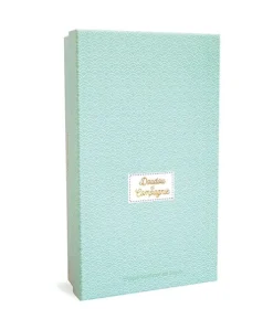 Coffret peluche lapin de sucre- lapin mouchoir vert - 31 cm