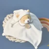 Doudou 202 - L'Original ! - Doudou plat Ours gris - 25 cm