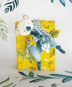 Doudou attache sucette koala Yoca - 20 cm