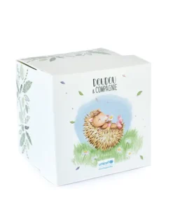 Doudou attache sucette peluche Hérisson - 12 cm - Unicef