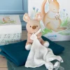 Doudou attache-sucette peluche kangourou - 12 cm - Unicef