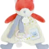 Doudou attache-sucette Renard Romarin - 19 cm