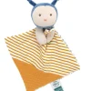 Doudou bébé abeille Pollen en coton BIO - 20 cm - modèle aléatoire