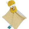 Doudou bébé renard en coton BIO - 20 cm - modèle aléatoire