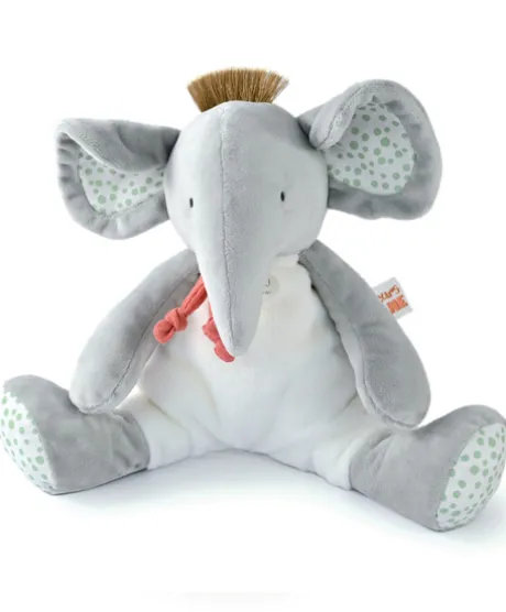 Doudou elephant gris - 30 cm
