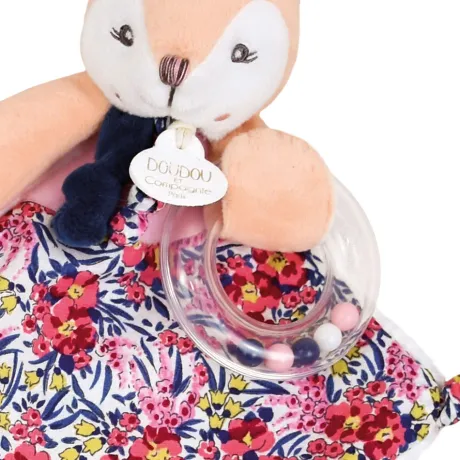 Doudou hochet a billes Faon- Bohaime