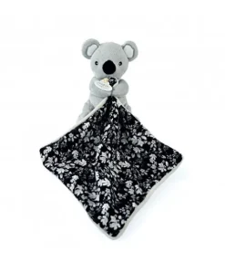 Doudou Koala gris avec mouchoir - BOH'AIME - 12 cm