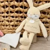 Doudou Lapin beige avec mouchoir - Sweety - 25 cm