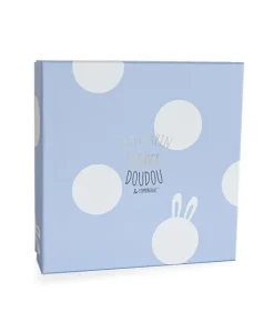 Doudou Lapin Bonbon Bleu - 26 cm