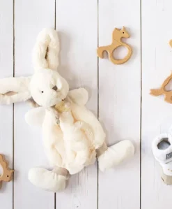 Doudou Lapin Bonbon Taupe - 26 cm