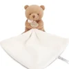 Doudou mouchoir- Mon petit ourson - Marron - 10 cm