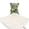 Doudou mouchoir- Mon petit ourson - Vert - 10 cm