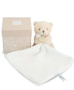 Doudou mouchoir- Mon petit ourson - Beige - 10 cm