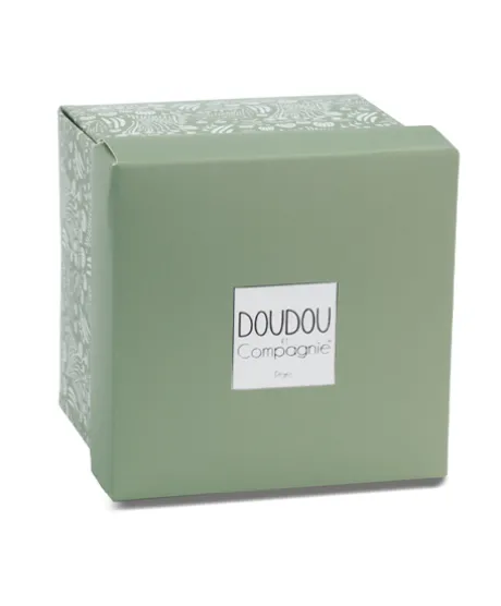 Doudou mouchoir- Mon petit ourson - Vert Clair - 10 cm