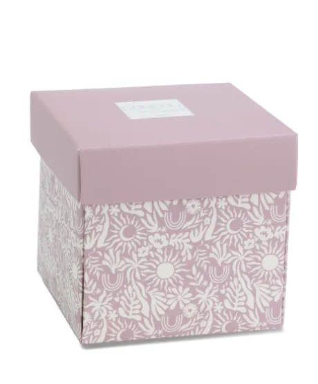 Doudou mouchoir- Mon petit ourson - Rose - 10 cm