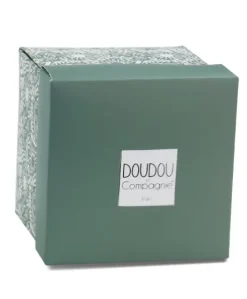 Doudou mouchoir- Mon petit ourson - Vert - 10 cm