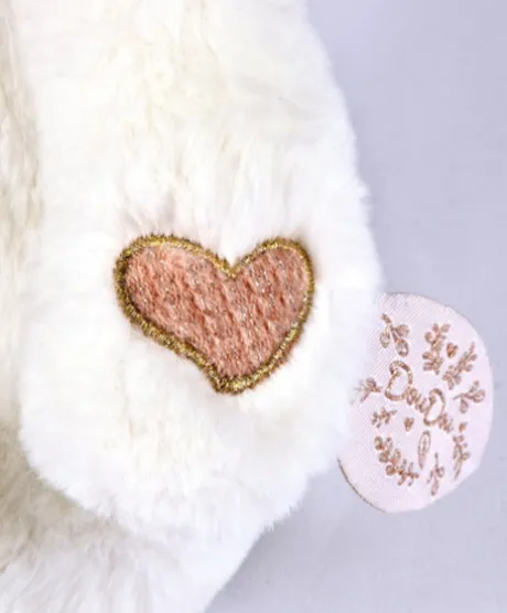 Doudou mouchoir ours Rose - 30 cm - Collection Anniversaire