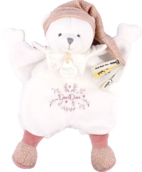 Doudou Ours cape Rose - 25 cm - Collection Anniversaire