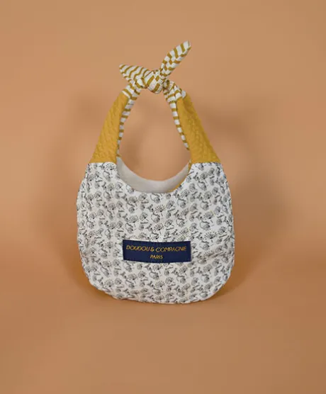 Doudou Ours marionnette - Petit sac - Amusette 3 EN 1