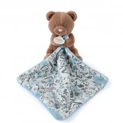 Doudou Ours Marron avec mouchoir - BOH'AIME