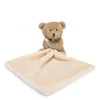 Doudou ours mouchoir - 10 cm - Boite fleur