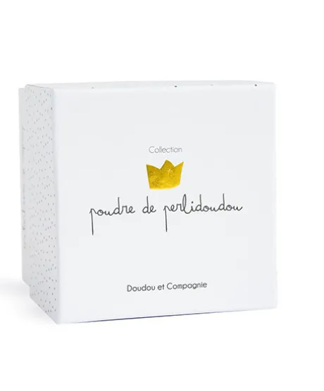 Doudou ours mouchoir marron Petit Roi - 10 cm