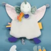 Doudou plat dinosaure vert Filou - 25  cm