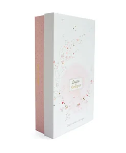 Doudou plat lapin de sucre rose - 24 cm
