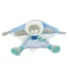 Doudou plat Lion bleu Artik'Cool - 21 cm