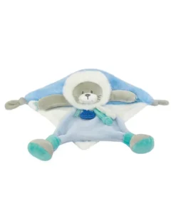 Doudou plat Lion bleu Artik'Cool - 21 cm