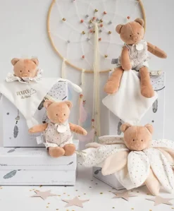 Doudou plat Ours Attrape-rêves - 20 cm