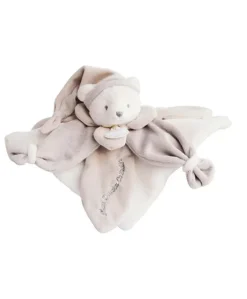 Doudou plat Ours Collector taupe - 24 cm