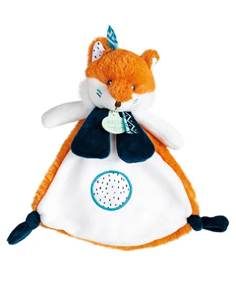 Doudou plat Renard Tiwipi - 23 cm