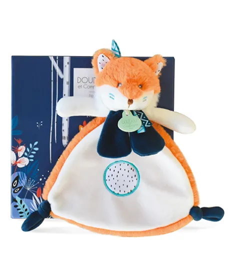 Doudou plat Renard Tiwipi - 23 cm